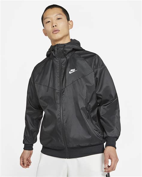 schwarzer nike windbreaker|Nike windbreakers hood.